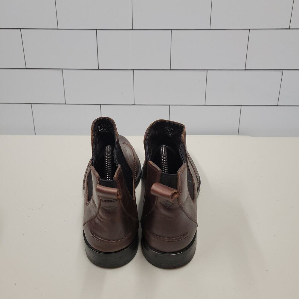 Sperry Top-Sider Womens 9 Brown Leather Chelsea Ankle Boots Brogue Wingtip - Picture 3 of 10